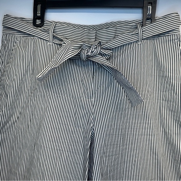LAFAYETTE 148 New York stripped cropped wide leg pats size 12 - Picture 2 of 7